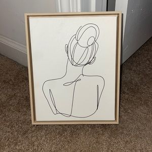 8x10 Line Drawing Canvas